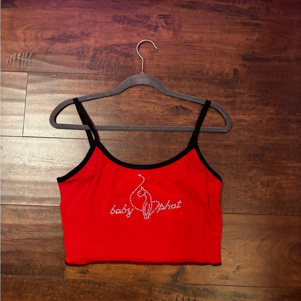 Baby Phat Rhinestone Vintage Rhinestone Y2k Tank Top❤️